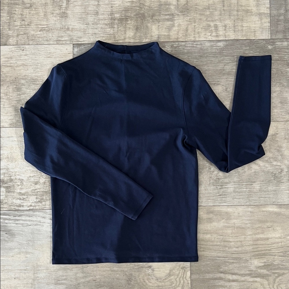 Everlane Deep Blue Long Sleeve Shirt